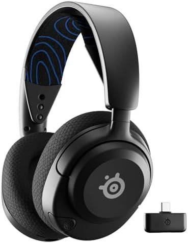 SteelSeries Arctis Nova 5P PS5 Wireless Gaming Headset - Neodymium Magnetic Speakers - 100+ Audio Profiles - 60h Battery - 2.4GHz or BT - ClearCast Gen 2.X Mic - For PS4/5, PC, Switch, Mobile