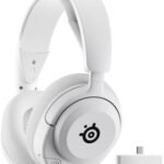 SteelSeries Arctis Nova 5X Wireless Gaming Headset - Magnetic Neodymium Speakers - Over 100 Audio Profiles - 60h Battery - 2.4GHz or BT- Micro ClearCast Gen 2.X - Xbox, PC, PS5, Switch 2 - White