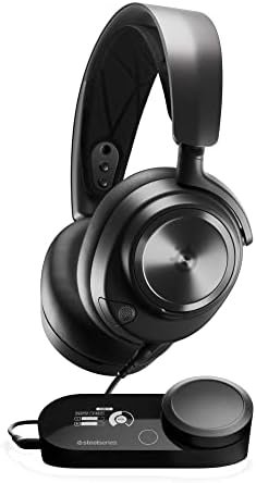 SteelSeries Arctis Nova Pro Multi-System Gaming Headset - Hi-Res Sound - 360° Space Sound - GameDAC Gen 2 - Micro ClearCast Gen 2 - PC, PS5, PS4, Switch