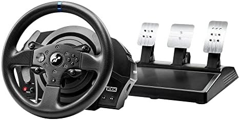 Thrustmaster T300 RS GT - Ensemble volant et pédales de course hautes performances avec retour de force pour PC, PS4, PS5 et PS5 Pro
