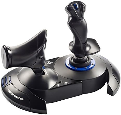 Thrustmaster T.Flight Hotas 4 – Manette de vol haute précision avec manette des gaz pour PC, PS4, PS5 et PS5 Pro