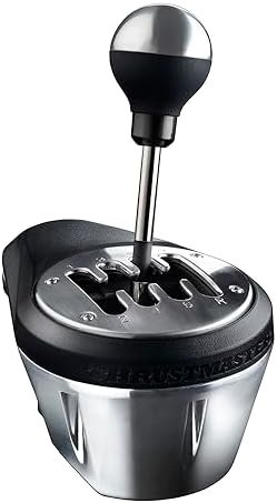 Thrustmaster TH8A Shifter Add-On - Levier de vitesse de haute précision avec technologie HEART HallEffect AccuRate pour PC, PS4, PS5, Xbox One et Xbox Series X|S