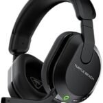 Turtle Beach Stealth 600 Black PC Wireless Gaming Headset w/ 80hr Battery, 50mm Earbuds and Bluetooth for PC, PS5, PS4 and Mobile