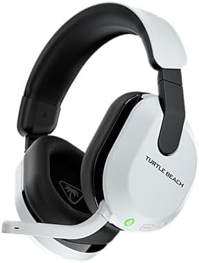 Turtle Beach Stealth 600 Console Blanc Playstation Casque Gaming sans Fil w/ 80hr Batterie, Écouteurs de 50mm et Bluetooth pour PS5, PS4, PC et Mobile