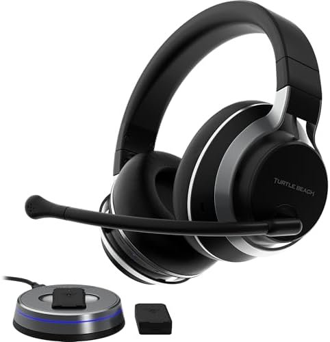 Turtle Beach Stealth Pro Multiplatform Draadloze Bluetooth Actieve Ruisonderdrukking Gaming-headset voor PS5, PS4, PC & Mobile