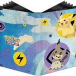Ultra PRO, Pokemon Pikachu & Mimikyu 9 Pocket Binder - Protects Trading Cards, Side Pockets, Protects & Stores Up To 360 Standard Size Cards