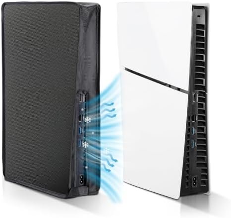 Waterproof Cover Sleeve for Playstation 5, Precision Cut Protective Case Anti Scratch Dust Cover for PS5 Console Digital Edition and Ultra HD Edition