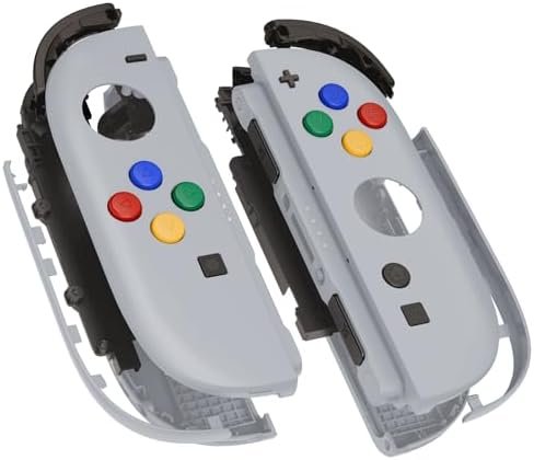 eXtremeRate Joycon 2 Case with Replacement Buttons for Nintendo Switch 2 - New Hope Grey