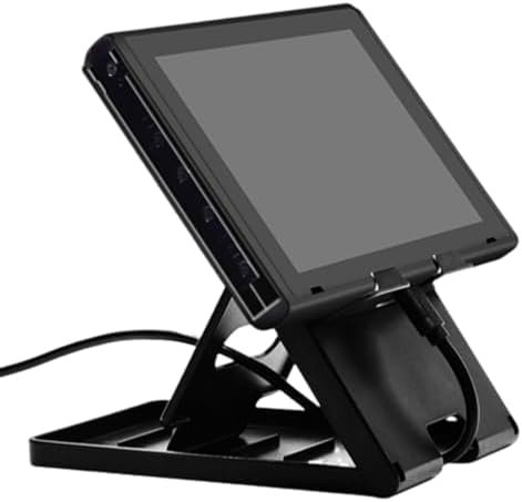 1 x Compact Console Holder for Switch 2 Console, Folding Stand, Used for Nintendo Switch 2 Game Console (Black)