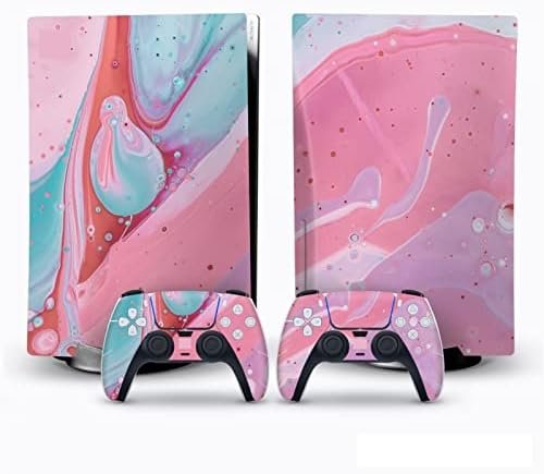 pour PS5 Skin Disc Edition Anime Console Et Contrôleur Vinyl Cover Skins Wraps pour PS 5 Disc Version(7379) sans Bulles sans Mousse Anti-Rayures