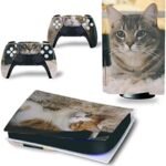pour PS5 Skin Disc Edition Anime Console Et Contrôleur Vinyl Cover Skins Wraps pour PS 5 Disc Version 46173 sans Bulles sans Mousse Anti-Rayures