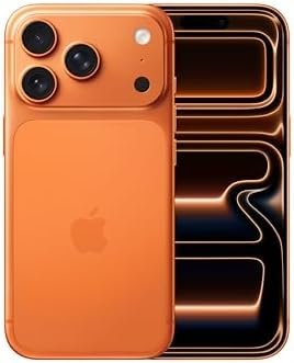 Apple iPhone 17 Pro 1 TB: 6.3-inch display up to 120 Hz, A19 Pro chip, Prodigious battery life, Pro Fusion camera system with Front Center Stage camera; Cosmic Orange