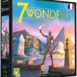 Asmodee - 7 Wonders Base Game - Strategy Board Game for Children from 10 Years - Golden Ace Award - Unlimited Replayability - 3 to 7 Players - 30 Min - in French - Repos Production