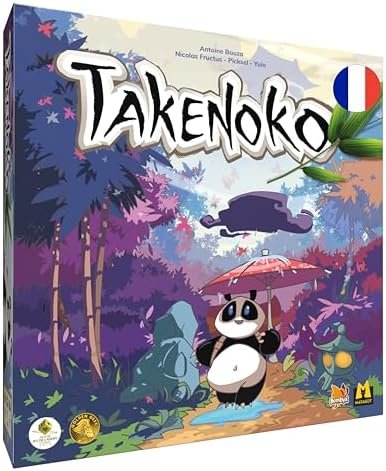 Asmodee - TAKENOKO - Family Strategic Board Game for Children from 8 Years - Winner of the Golden Ace 2012 - Management & Placement Game - 2 to 4 Players - 45 Min - in French - Bombyx