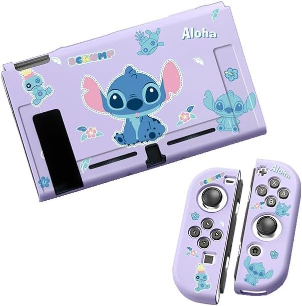 Case Compatible with Switch NS, Switch NS Cover, Durable Silica Anti-Scratch Case Accessories, for Switch NS Console and Controller, Made of TPU Material (C)