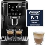 De'Longhi Magnifica Start ECAM222.20B, Automatic Coffee Machine with Milk Nozzle, Espresso Bean Machine with 4 Custom Recipes, Soft-Touch Control Panel, 1450W, Black