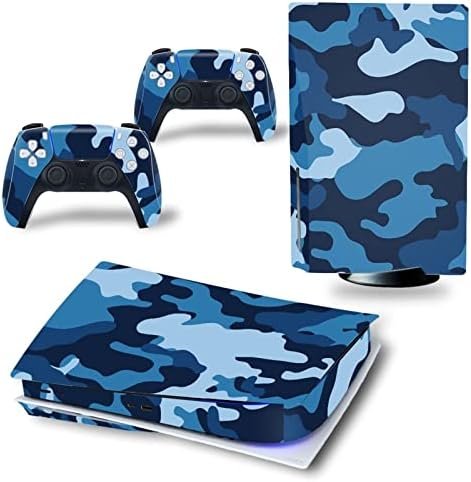 For PS5 Skin Disc Edition Anime Console and Controller Vinyl Cover Skins Wraps for PS 5 Disc Version (3786) Bubble-Free Foam Anti-Scratch