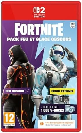 Fortnite – Pack Feu Et Glace Obscurs (Code de téléchargement du jeu dans la boîte) - Switch 2