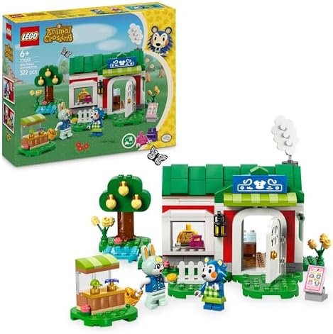 LEGO Animal Crossing Fairy Fingers Sisters Clothing Shop - Building Game for Children from 6 Years - Video Games Enthusiast - Role Play Stimulating Toy 77055