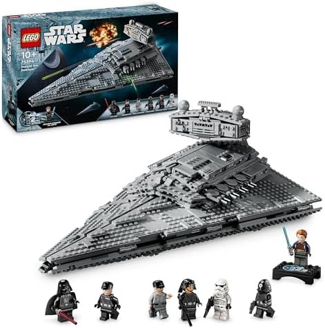 LEGO Star Wars 75394 Imperial Class Star Destroyer - Spaceship Construction Game - Detailed Interior - 7 Minifigures including Darth Vader - Gift for Boys from 10 Years or Adults