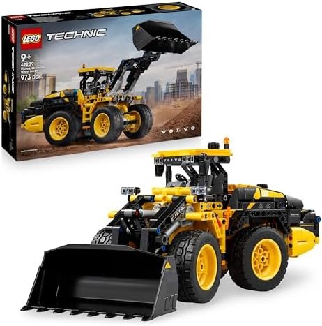 LEGO Technic 42209 Volvo L120 Electric Wheel Loader Toy with Construction Vehicle, Articulated Steering & Functional Shovel - Birthday Gift for Boys from 9 Years