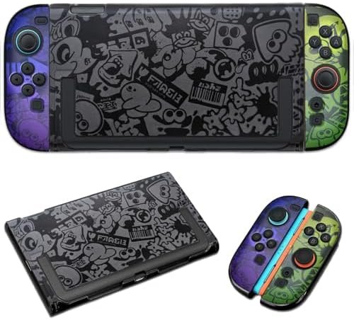 LuxVrilian Coque Switch 2, Housse de Protection Rigide pour Accessoires Switch 2 (2025), Aux Rayures et Résistant Aux Chocs, Noir