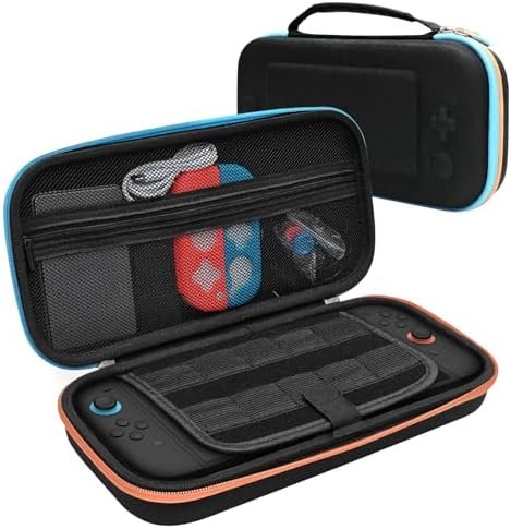 MANKIW Étui pour Nintendo Switch 2, Housse de Protection Portable pour Switch 2 (2025), avec 10 Emplacements pour Cartes de Jeu, Rangement pour Console et Accessoires