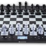 Millennium The King Competition M831 Easy to Use Chess Computer for the Whole Family and Chess Enthusiasts with Automatically Adjustable Game Level, LED Stroke Display