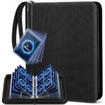 Mlikero 440 Pockets Card Binder, Album Card with 4 Pockets per Side, Book Notebook Cards for Collecting Cards, Sports Cars