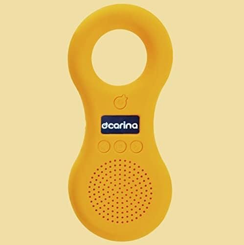 Ocarina Player - Classic Edition 2025 (Yellow Light) – Children's Audio Player, Made in Italy, Portable, Shockproof, Durable. Bluetooth Connection.
