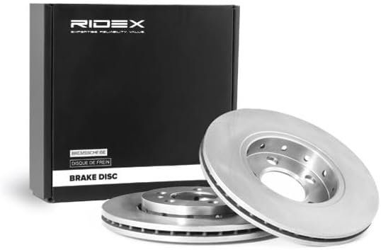 RIDEX 82B0004 2x Front brake disc Ø255,7 mm Height: 36.7 mm Thickness: 22 mm Drilling circle -Ø: 100 mm vented