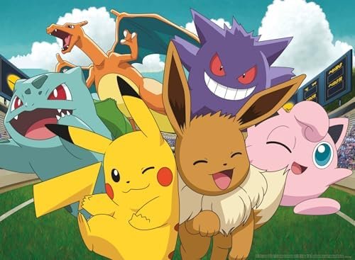 Ravensburger - Adult Jigsaw Puzzle - 500 Piece Puzzle - Pokemon Classic - Adults and Children from 12 Years Old - High Quality Puzzle - Pokemon Game - 12000441