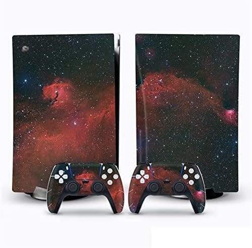 Skin Decal Console for PS 5 Edition Disc 2 Controllers Envelopes Cover Vinyl Disc Version for PS5 48805 Bubble-Free Foam Anti-Scratch
