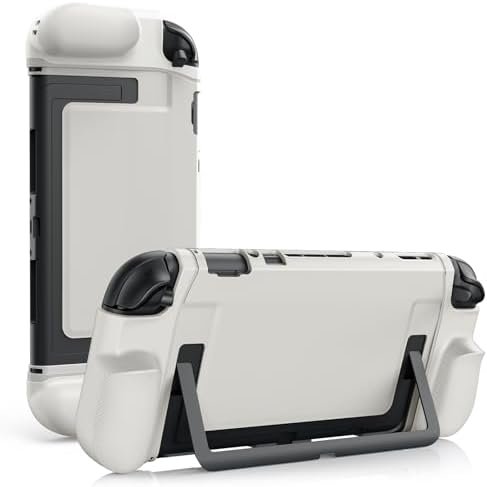 TiMOVO Coque pour Nintendo Switch 2, Étui Rigide Compatible avec Le Dock, Housse de Protection Soft Grip Anti-Choc pour Accessoire de Console Switch 2, Gris