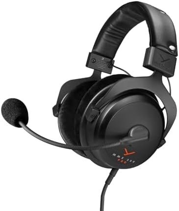 beyerdynamic MMX 300 Pro Wired Gaming Headset with Stellar.45 Driver and Condenser Microphone.