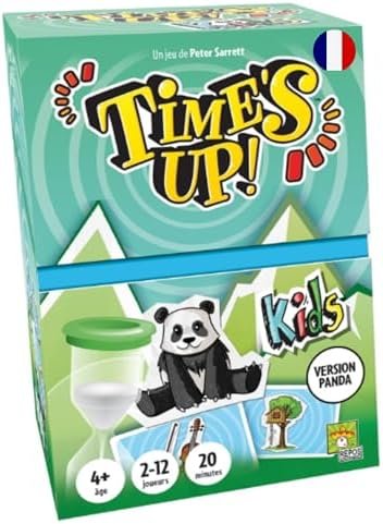 Asmodee - Time's UP! Kids: Panda Version - Board Game for Children from 4 Years - Family Game - Speed Game with Drawing Cards to Guess - 2 to 12 Players - 20 Min- Rest Production